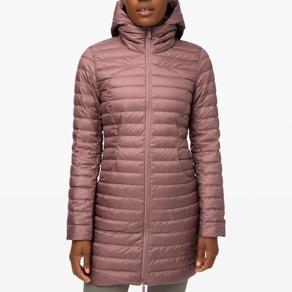 Brand New! 💫 Lululemon Pack It Down Long Jacket in Misty Mocha - Picture 1 of 8